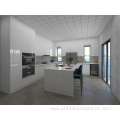 Modern Design Laminate White Glossy Kitchen Cabinets